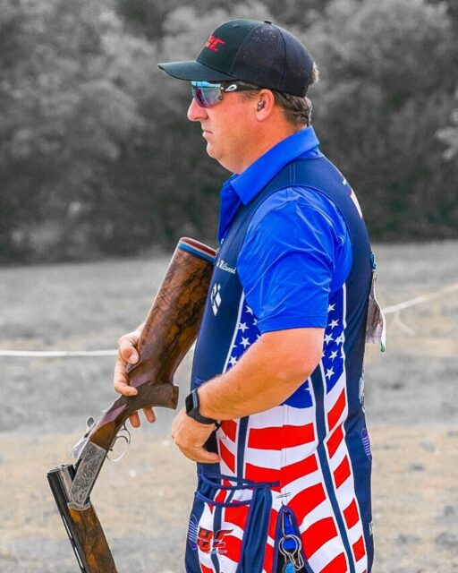 Kyle Millwood shooting this outstanding Turkish walnut custom Greenwood stock on his Krieghoff Parcour at the 2022 world championship in San Antonio Texas.
•
#sportingclays #claytargetshooting #customstock #woodworking #krieghoff #parcour #getfit